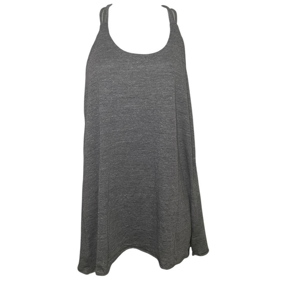 Chaser New Gray Racer Back Tank Top Side Large